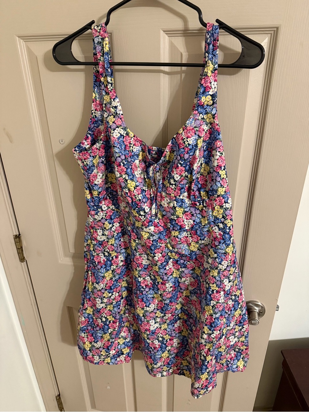 Old Navy Floral Mini Dress in Blue, Pink, Yellow